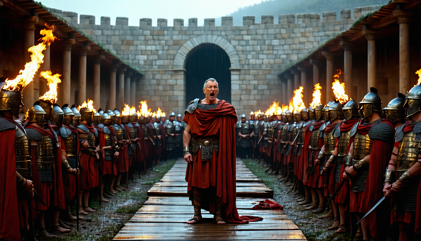 Accession of Claudius as Roman Emperor