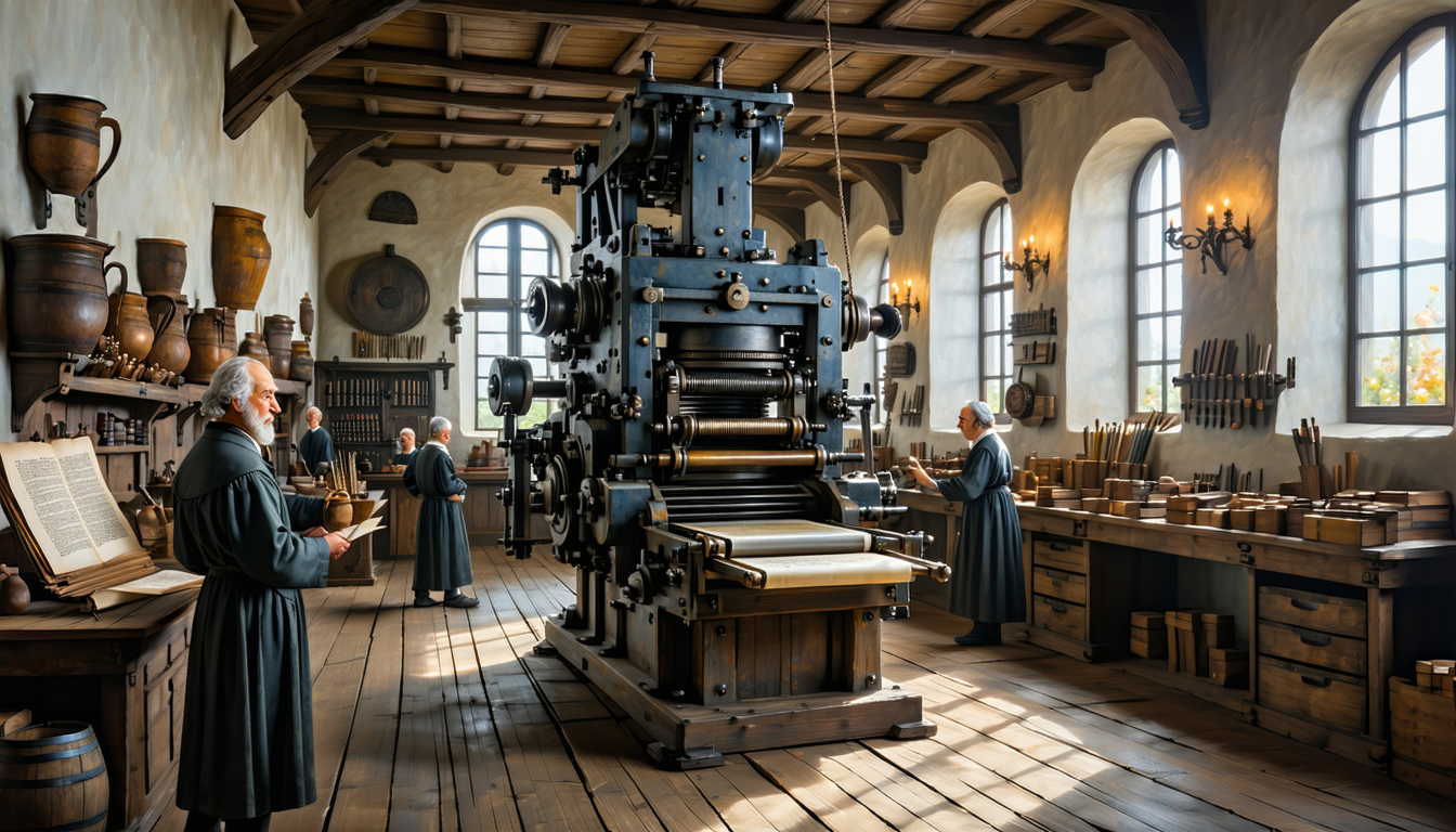 Printing of the Gutenberg Bible