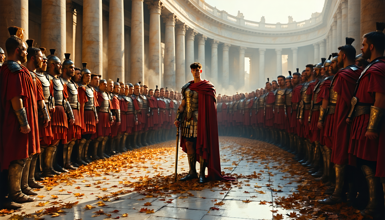 Accession of Nero as Roman Emperor